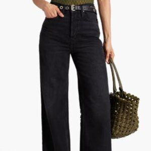 Express Black Wide Leg Jeans 4S